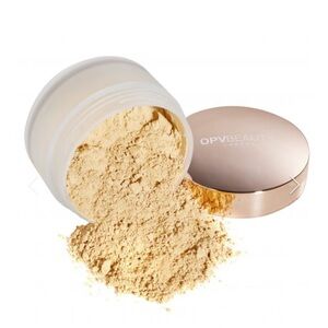 OPV Beauty London loose setting powder in shade medium#makeupessentials